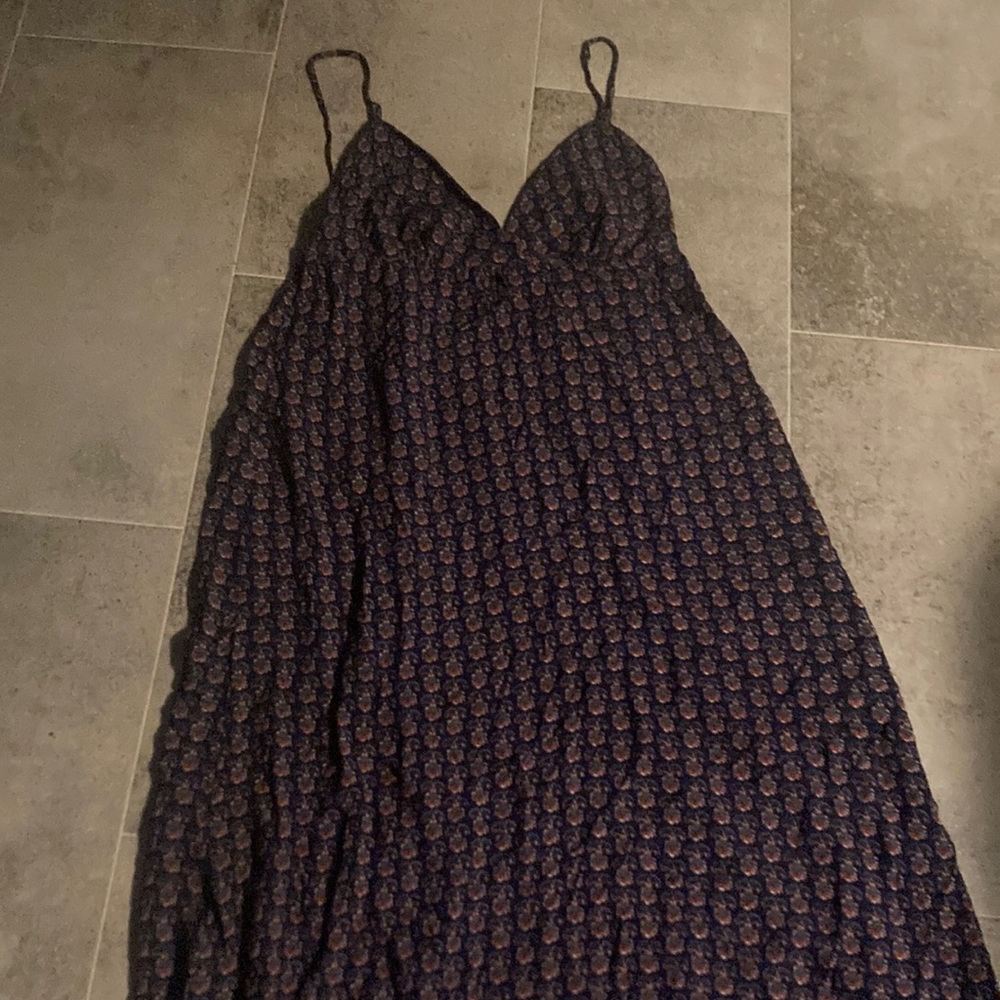 Forever Elegant Blue and Yellow Maxi Dress - Picture 7 of 16